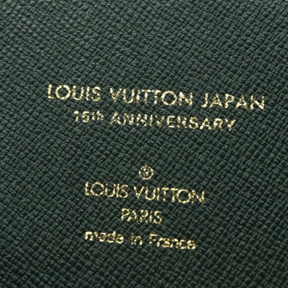 LOUIS VUITTON Taiga Document Case Clutch Bag Epicea E34490 LV Auth th5154 - Picture 10 of 14